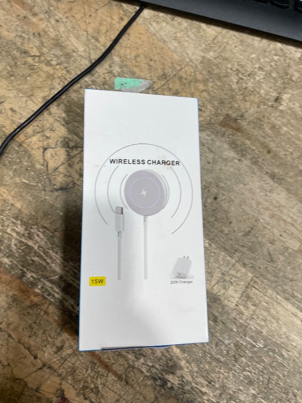 Photo 1 of [Apple MFi Certified]Magnetic Wireless Charger Apple Mag Safe Charger,15W 6FT Fast Wireless Charging Pad for AppleiPhone 16 Pro Max/16 Pro/16 Plus/15 Pro Max/14/13/12/AirPods3/2/Pro/Pro2,Charging Pad