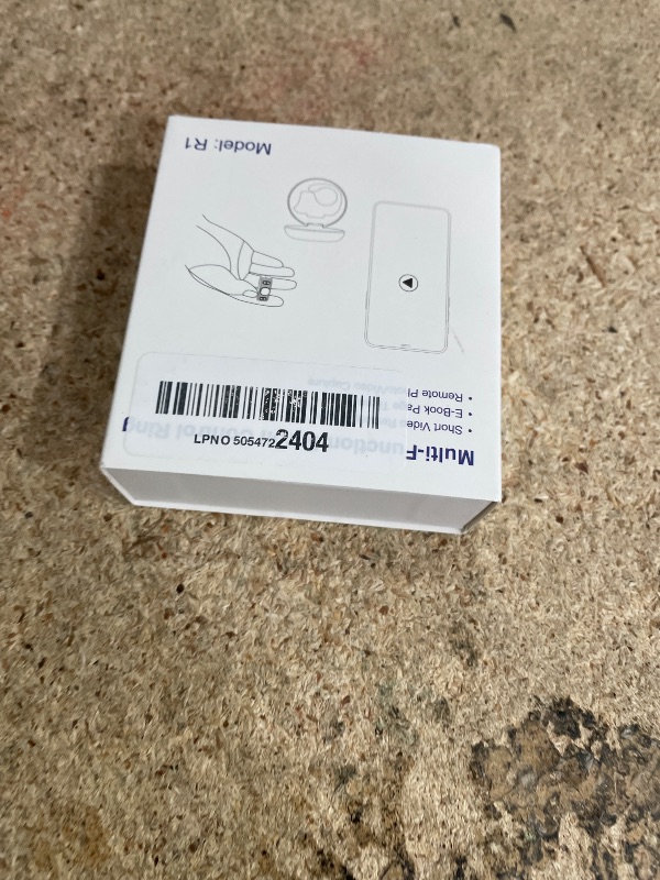 Photo 1 of [New Upgrade, Easy to Use] TikTok Scrolling Ring Remote Control, Camera Shutter Remote, Wireless Bluetooth Scrolling Ring for iPhone, iPad, iOS, Android - Black