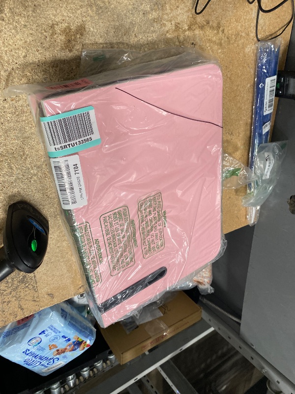 Photo 1 of ***SEE NOTES****BUYIFY Foldable Laptop Bed Desk for Couch, Sofa - Large Lap Desk Tray Table with Cup Holder and Tablet Slot - Portable Notebook Stand for Eating, Writing, Studying and WFH (Pink)