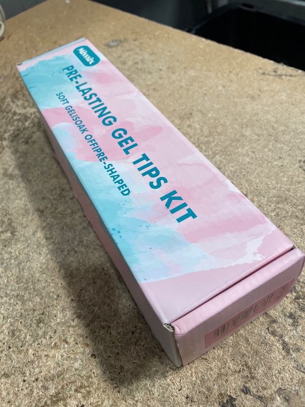 Photo 1 of **MISSING NAIL CLIPPERS**Misssix French Tip Press On Toe Nails, 150Pcs French Gel Toe Nail Tips, Short Square Soft Gel Fake Toe Nails, X-BASIC Toenails Starter Kit for Nail Art DIY 15 Sizes