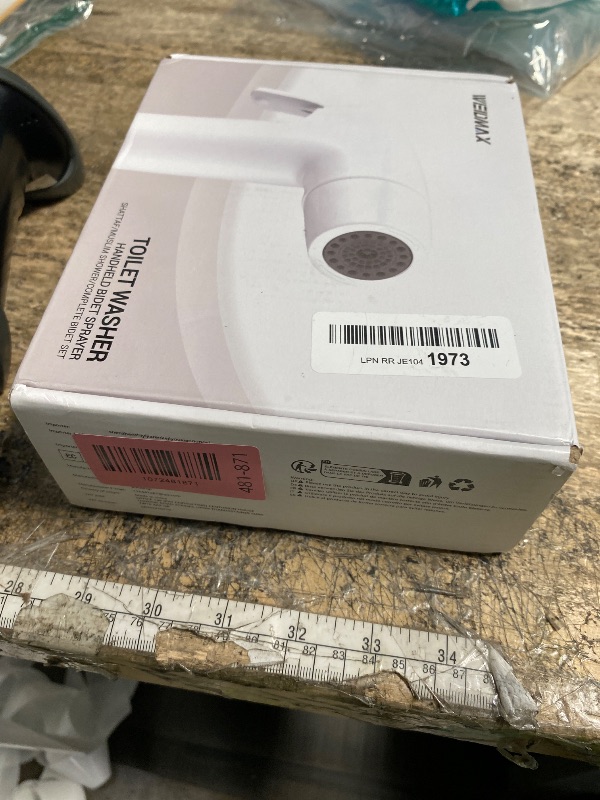 Photo 1 of ***MISSING PARTS***
Handheld Toilet Bidet Sprayer for Toilet-Adjustable Water Pressure Control with Bidet Hose for Feminine Wash, Stainless Steel Brushed Nickel Bidet Faucet Cloth Diaper for Baby Wash?White?