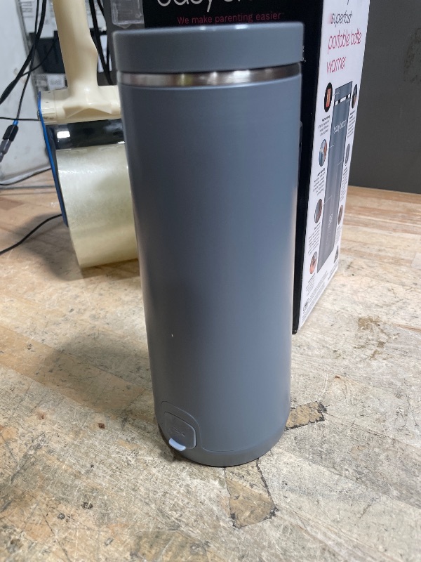 Photo 1 of (UNFUCNTIONAL) Baby Brezza Portable Warmer – 3X Faster Baby Bottle Warming - Travel Breastmilk and Formula Warmer - Safe, Even Heating - Up to 9oz - No Adapters, Grey