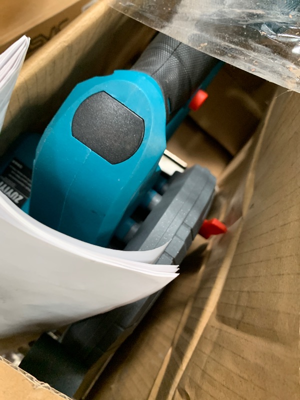 Photo 1 of **NO WRENCH** ZUYIYI 6 Inch Cordless Mini Circular Saw for Makita 18V Battery(Not Inclued), 12000RPM 2"(90°) Cutting Depth, Brushless Compact Tile Saw for Wood, Tile, Metal, Plastic, for 5-1/2, 5-3/8 Inch Blade