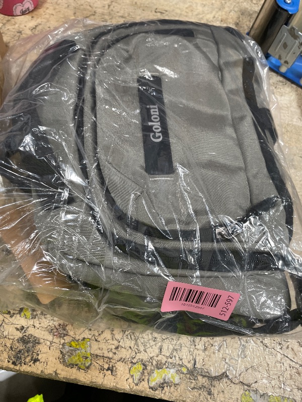 Photo 1 of (small) Goloni Airline Approved Travel Backpack 35L - Under Seat Carry On, Water Resistant 15.6 Inch Laptop Compartment for Men Women Work Travel,Gery