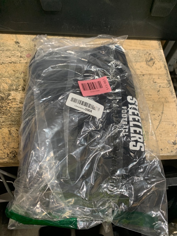 View 2 of ****STOCK PHOTO REFERENCE ONLY ** STEELERS FOOTBALL LONG SLEEVE SHIRT BLACK M