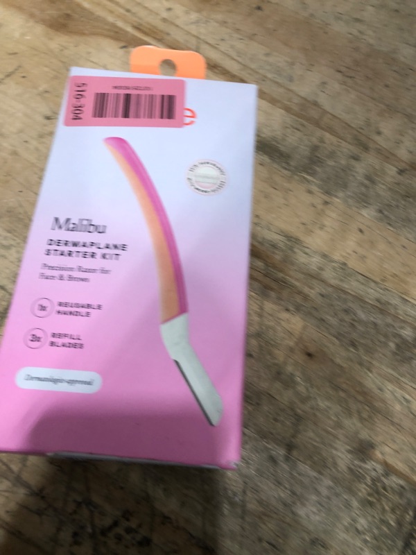 Photo 1 of **NEEDS NEW BLADES**Billie - Dermaplane Starter Kit - Reusable Handle + 3 Refill Blades - Remove Facial Hair + Perfectly Shape Brows - Dermatologist-Approved - Malibu