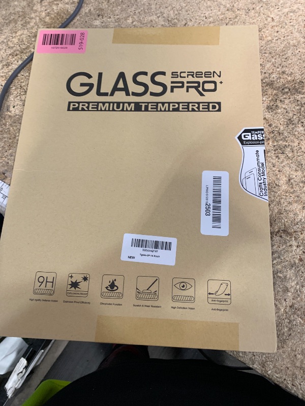 Photo 1 of (2 Pack ) 14.5" Laptop Tempered Glass Screen Protector for 14.5 Inch HP/Dell/Lenovo/Acer/Samsung 14.5" 16:10 Laptop 9H Hardness, Ultra Clear Scratch Resistant Anti-Fingerprint (W 312 x H 195 mm)