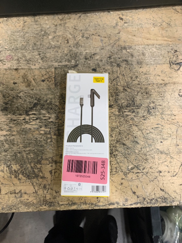 Photo 1 of [2026 Upgrade] Invisible Holder Charger Cable,USB-C to USB-C Cable with 360° Adjustable Metal Stand, 5ft Extended Type-C Connector for Thick Cases,2 in 1 Holder Charger for Gaming,Office and Home.