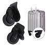 View 2 of 1 Pair Luggage Wheels Replacement, A52 Swivel Wheels for Travel Suitcase
