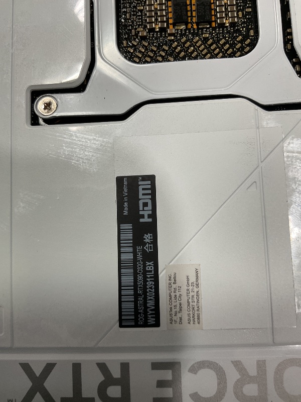 Photo 1 of **SEE PHOTOS AND ITEM COMMENTS** ASUS ROG Astral NVIDIA GeForce RTX 5090 32GB GDDR7 White OC Edition Gaming Graphics Card (PCIe 5.0, HDMI/DP 2.1, 3.8-Slot, 4-Fan Design, Axial Fans, Patented Vapor Chamber), 3 Year Warranty UPDATED 7/5/2026