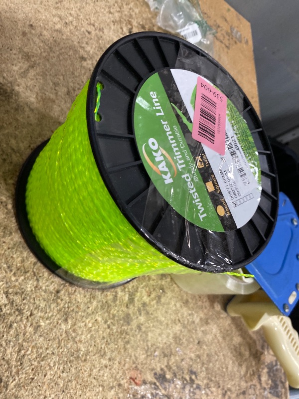 Photo 1 of 065 Trimmer Line Twist, 065 Weed Wacker String, Weed Eater String .065, Twisted Trimmer String. 065In-1960Ft-3Lb, Heavy-Duty 065 Trimmer Line Compatible with Ryobi, Husqvarna, Black Decker Trimmers