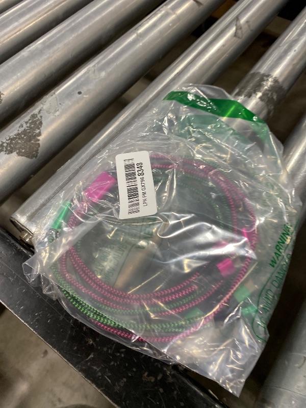 Photo 1 of [2-in-1|4FT] USB to Lightning & Type C Charging Cable, 2Pack Braided Multiple Charger Cord Fast Charging Wire for iPhone 17/16/15/14/13/12/11 Pro Max, XR/8 Plus, iPad Air/Mini, Samsung Galaxy, Pixel