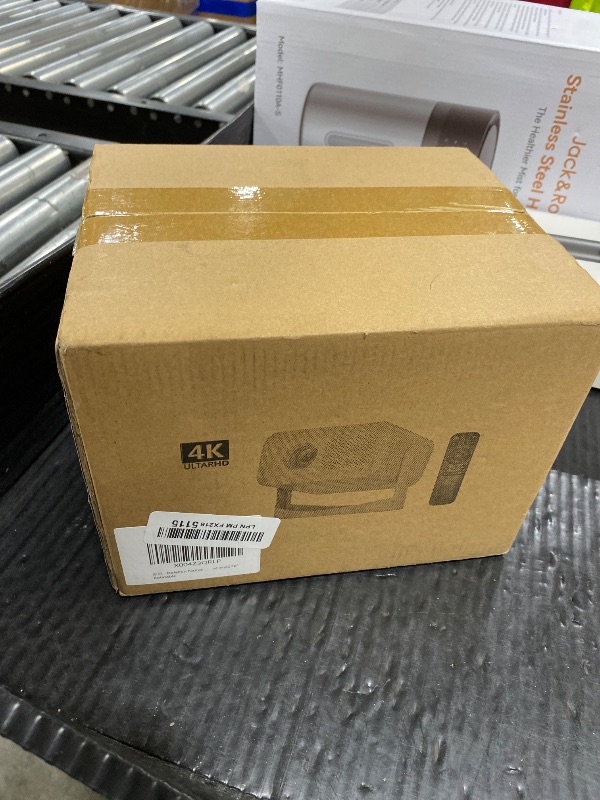 Photo 1 of [Built-in Apps & 2026 Upgraded] Mini Projector with Wifi and Bluetooth Portable,Native 1080P 4K Support Auto Keystone Movie Projector Compatible with TV Stick/HDMI/USB, 360° for Bedroom, Outdoor Use