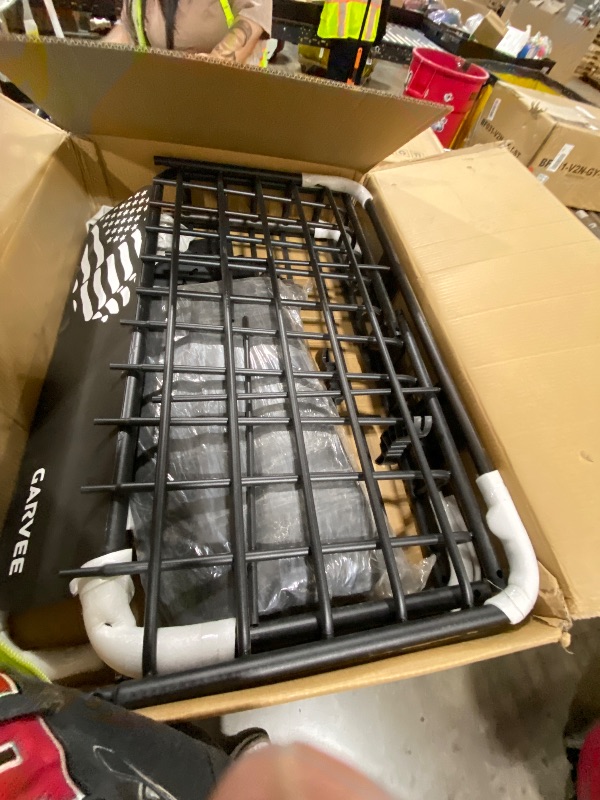 Photo 1 of GarveeLife 64" x 39" Universal Roof Rack Basket, 200 Lbs Capacity Rooftop Cargo Carrier Basket with 21 Cubic Feet (52" x 39") Waterproof Luggage Bag, for Suvs, Trucks, Vehicles