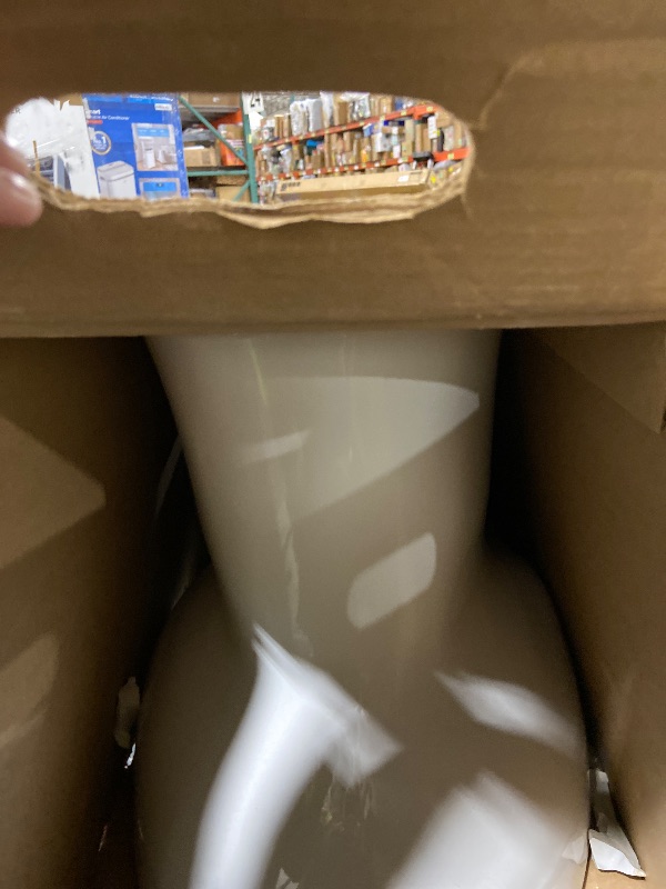 Photo 1 of TOTO Drake Elongated TORNADO FLUSH Toilet Bowl with CEFIONTECT, Cotton White - C776CEG#01