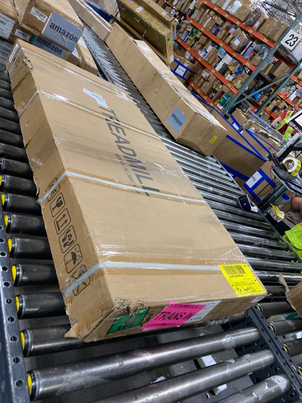 Photo 1 of Treadmill with Handles, 2026 Upgraded Small Treadmills Home, Portable Electric Treadmills for Home 300 lbs Capacity,Walking Pad Treadmill,Lightweight Foldable Walking Pad,LED Display(Black)