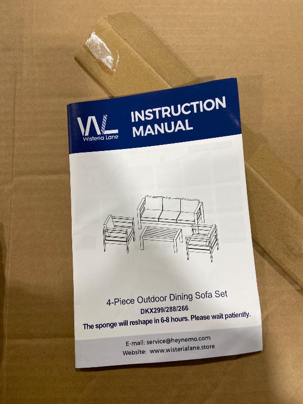 Photo 1 of Member's Mark Vista 4-Piece Patio Seating Set