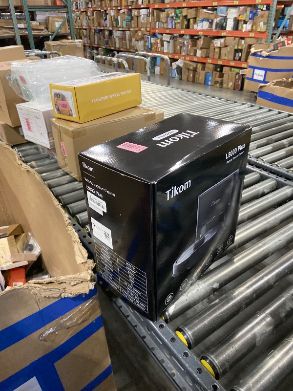 Photo 1 of Tikom Robot Vacuum and Mop, 6000Pa Robotic Vacuum Cleaner with Self-Emptying Base, 90 Days Capacity, LiDAR Navigation, Home Mapping, Ideal for Pet Hair, Hard Floors, Carpet (L8000 Plus)
