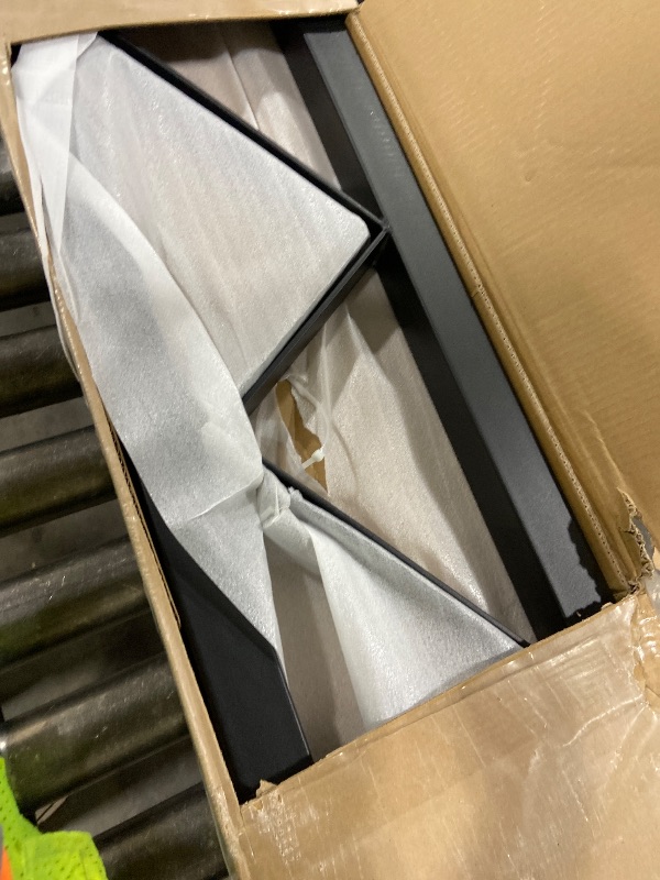 Photo 1 of DIYHD Outdoor Steel Stair Riser 10 Steps Black Stair Stringer for Deck Height 81in,Powder Coated Black,MAX Load Capacity:500lbs,2pcs