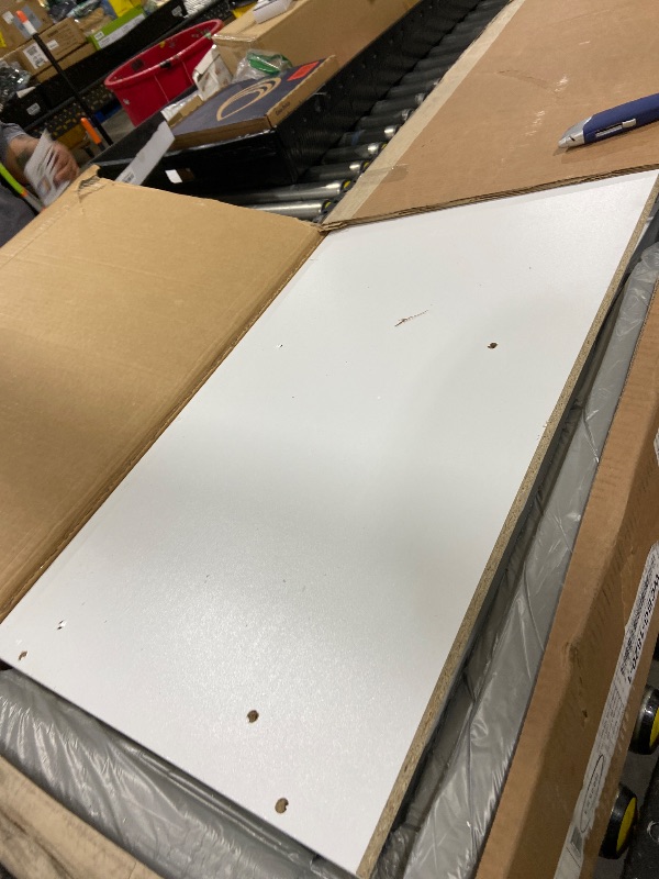 Photo 1 of Prepac Simply Modern 4 Door Console Table with Storage, White Storage Cabinet with Doors and Shelves, Sideboard Storage Cabinet 60" W x 30" H x 16" D, WCBG-1820-1