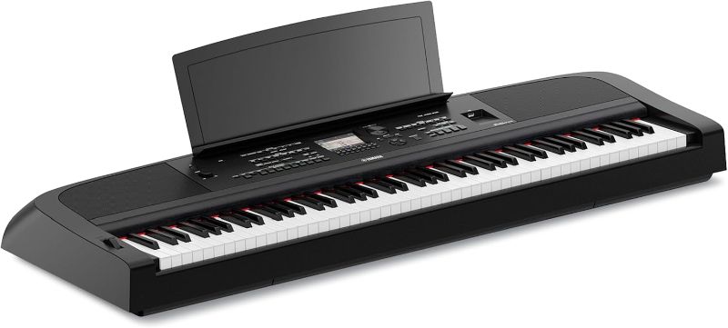 Photo 1 of Yamaha DGX-670B, 88-Key Weighted Digital Piano with Sustain Foot Switch and Music Rest, Black - Furniture Stand Sold Separately