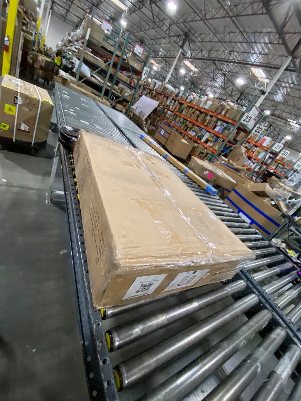 Photo 1 of ******PARTS******LIVELYGLOW Makeup Vanity Desk with Smart LED Mirror & Charging Station, 35.4" White Vanity Table Set with Cushioned Stool, 4 Drawers & Hairdryer Rack, Modern Bedroom Dressing Table-White