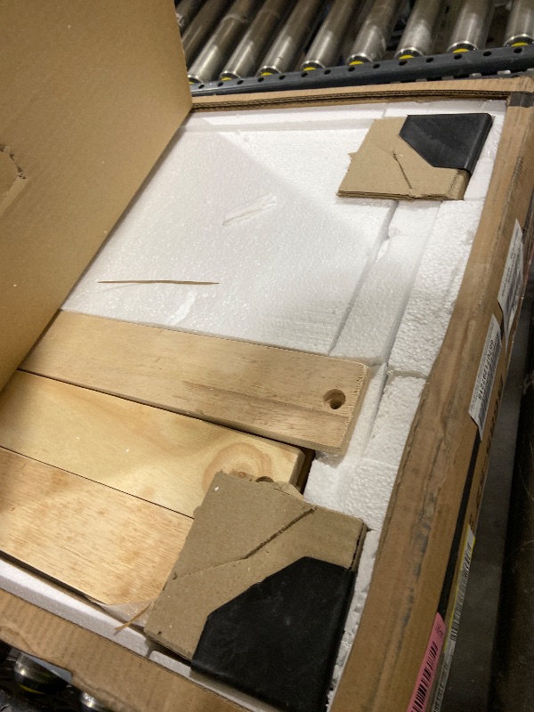 Photo 1 of Signature Design by Ashley Danabrin Traditional Twin Panel Bed with Tapered Feet, Foundation or Box Spring Needed, Dark Brown