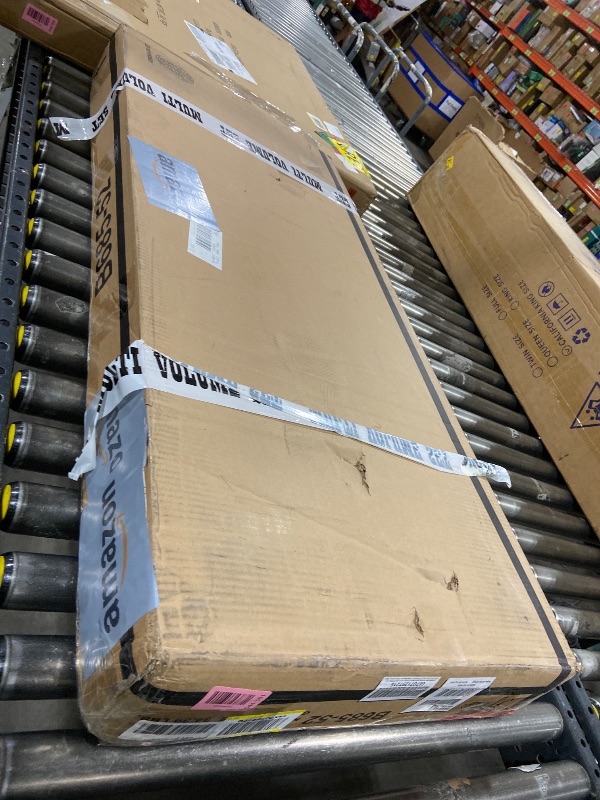 Photo 1 of Signature Design by Ashley Danabrin Traditional Twin Panel Bed with Tapered Feet, Foundation or Box Spring Needed, Dark Brown