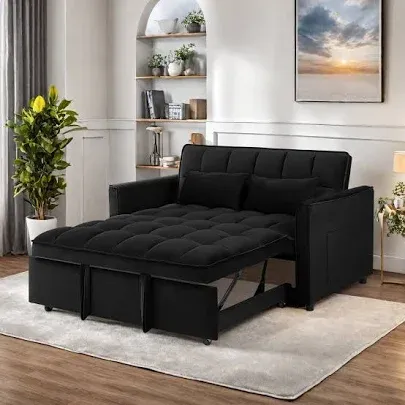 Photo 1 of BLACK SOFA BED
