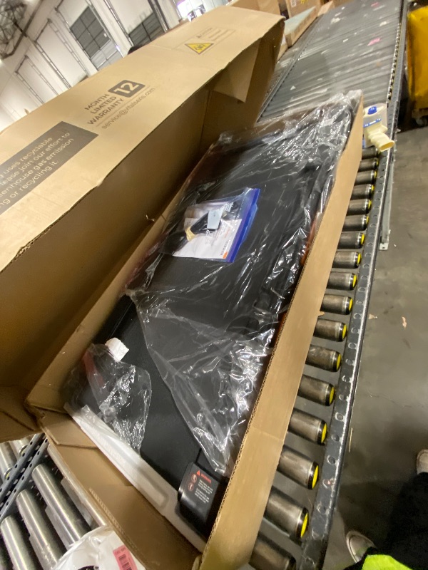 Photo 1 of Vitalwalk Walking Pad Treadmill with Incline, 43"x18" Wide Full Deck, Auto Incline, Portable Under Desk Treadmills for Home Office, Vertical Store Space-Saving, Heavy Duty, APP, Apollo 11 Elite Black