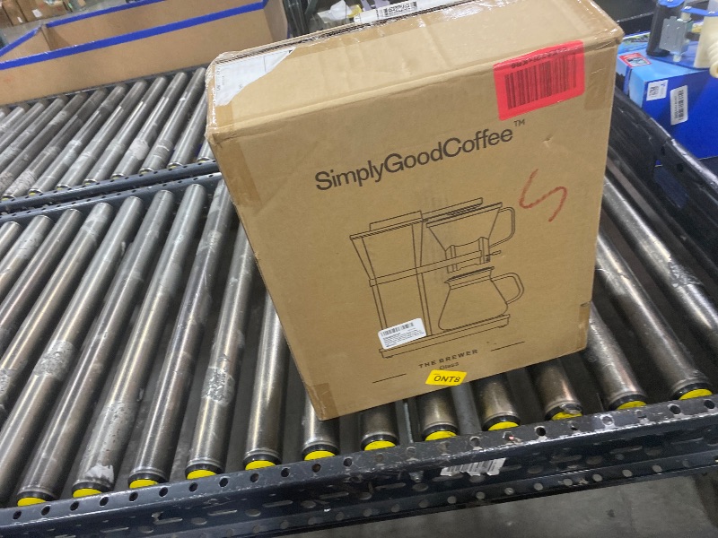 Photo 1 of SimplyGoodCoffee Coffee Maker/Coffee Machine. 8 Cup Automatic Drip Pour Over Coffee Brewer With Vinyl Wrap Custom Kit. Easy To Use, Gold Cup Standard. Milan Gold