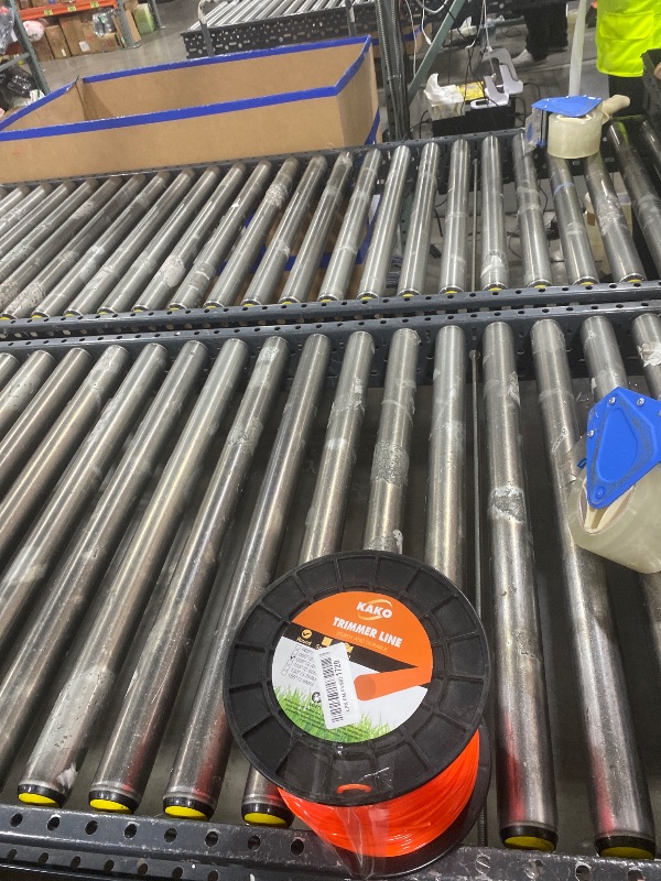 Photo 1 of 095 Trimmer Line, 095 Weed Eater String, 0.095" Weed Wacker String, Commercial Grade Round Nylon String Trimmer Line .095 Replacement For String Trimmer Weed Trimmers .095"-1480ft-5lb-Spool(Orange?