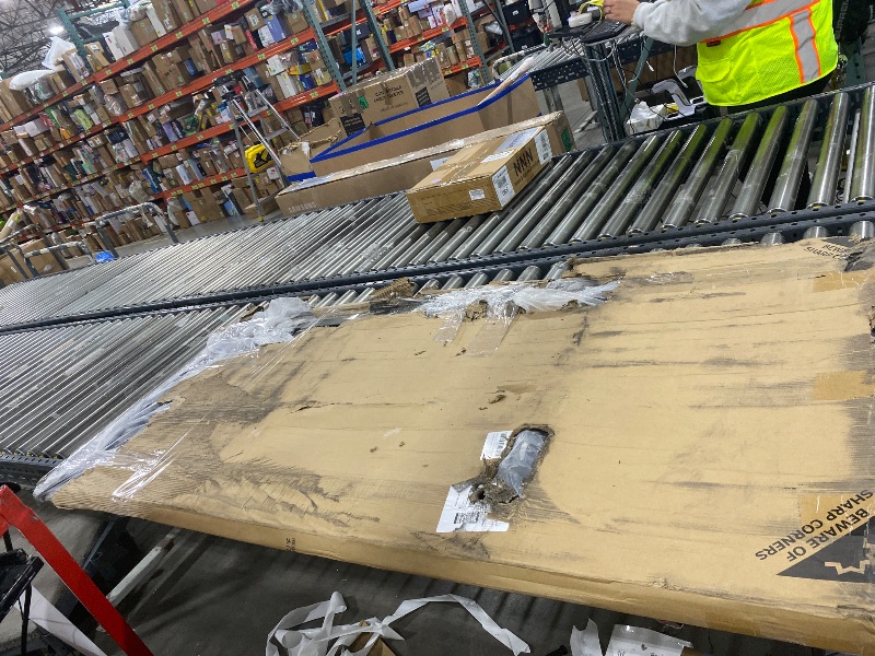 Photo 1 of Lumizone Extra Tall Cat Gate 61.02" High Pressure Mounted Extra Wide 2025 New (17 Sizes) 1.37" Gap No Drilling Auto-Close One-Handed Operation Tall Pet Gate for Dogs(Black, 61.02" H x 34.25"-38.38" W)