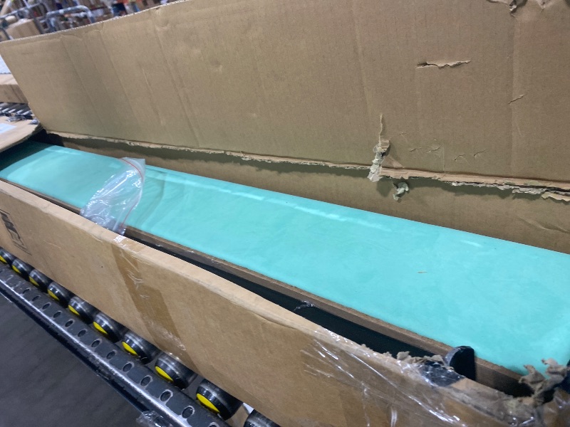 Photo 1 of FINCOME Adjustable Balance Beam 8ft Green, High and Lower Floor Beam Gymnastics Equipment for Kids Children, Gymnastics Beam with Legs for Home, Professional Training, Gymnastic Club Use