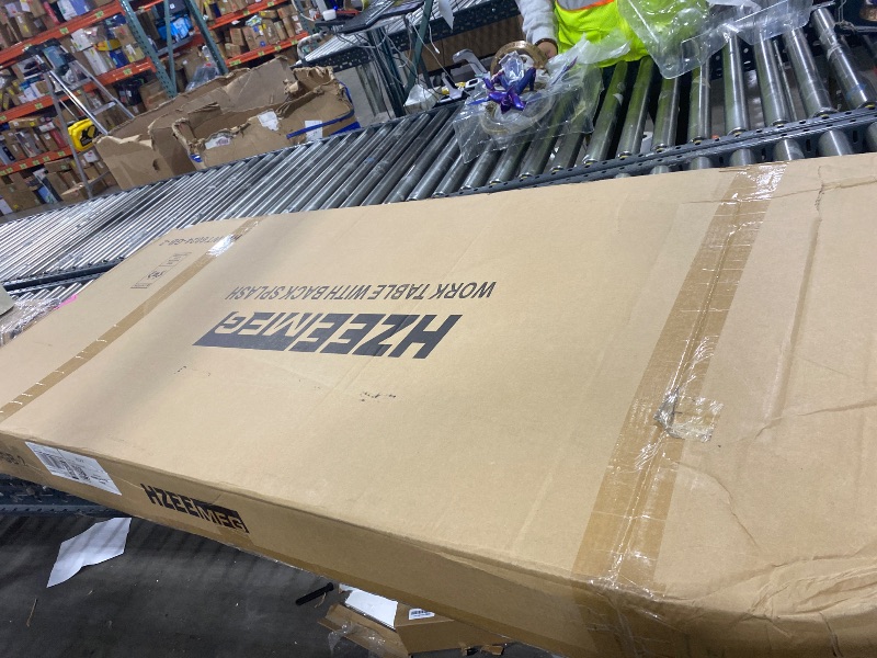 Photo 1 of HZEEMFG Stainless Steel Table for Prep & Work 24x60 Inches, Commercial Heavy Duty Table with Backsplash and Undershelf for Restaurant, Home, Hotel, Laundry and Kitchen