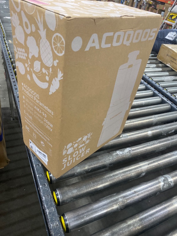 Photo 1 of ACOQOOS Juicer Machines, 6.5" Extra Large Feed Chute Cold Press Juicer 3-IN-1 with Sorbet & Nut Milk, BPA Free, Easy to Clean, 100 OZ Hopper, Graphite Gray