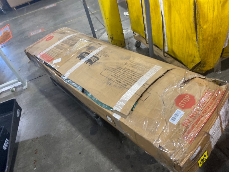 Photo 1 of Backyard Discovery Buckley Hill Cedar Wood Swing Set with Wave Slide, Play Deck, Rock Wall Ladder, Belt Swings, Chalkboard, Canopy Roof, Outdoor Playset