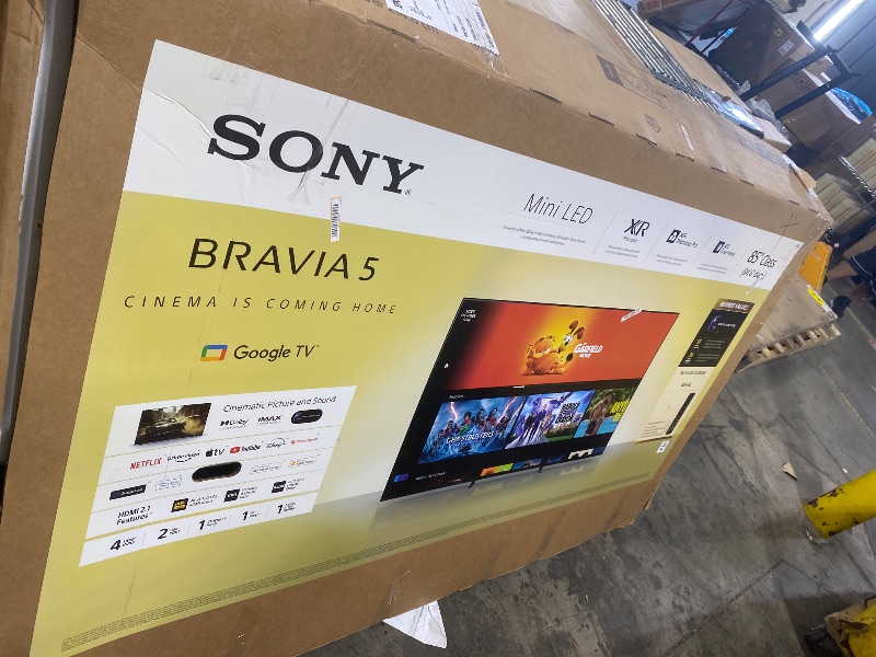 Photo 1 of Sony 85" Class - BRAVIA 5 Series - 4K UHD Mini LED Smart TV -