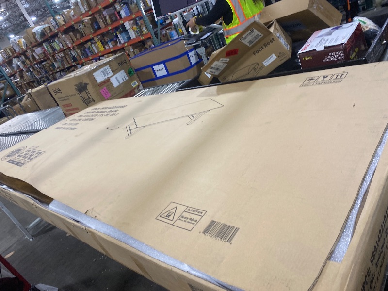 Photo 1 of Flash Furniture Hercules Series 8' x 40" Rustic Solid Pine Folding Dining Table, Rectangular Antique Farmhouse Dining and Event Extension Table