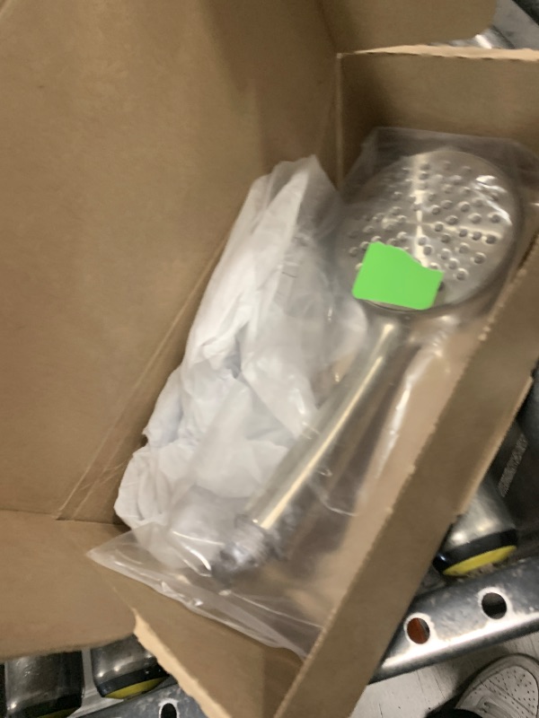 Photo 1 of Moen 155747BN Replacement Part - Brushed Nickel Finish, Single Function Handshower, Eco Performance Showerhead, 4 in. Spray Face