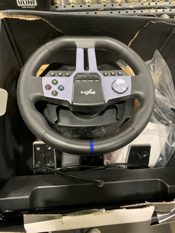 Photo 1 of PXN V9 Gen 2 Racing Wheel with Hall Effect Pedals and Shifter, Gaming Steering Wheel for PC, Xbox Series X|S, Xbox One, PS4, Magnetic Sensor, 270°/900° Quick Switch, App Tuning