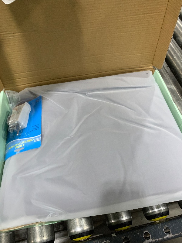 Photo 1 of Grounding Sheets King 25% Silver Fiber 75% Organic Cotton with Outlet Tester and Test Pen, Grounded Bed Sheet Kit Earth Connected Bedding(Gray, King)