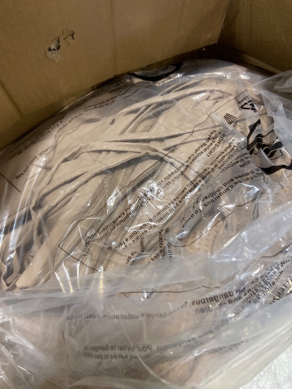 Photo 1 of Aoxun 14pcs Patio Cushion Covers Replacement, Waterproof Outdoor Furniture Cushion Covers with Zipper and Non-Slip Bottom, Patio Sofa Couch 3 Sizes for Patio Sectional, Covers Only (Beige)