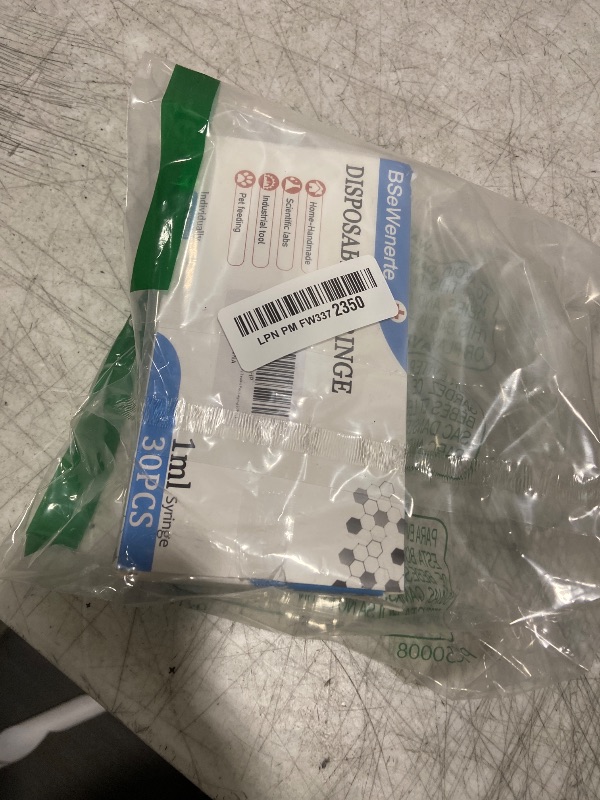 View 2 of 1ml 31G 1/4inch (6mm) with Cap Individually Sealed Packaging 30Pack