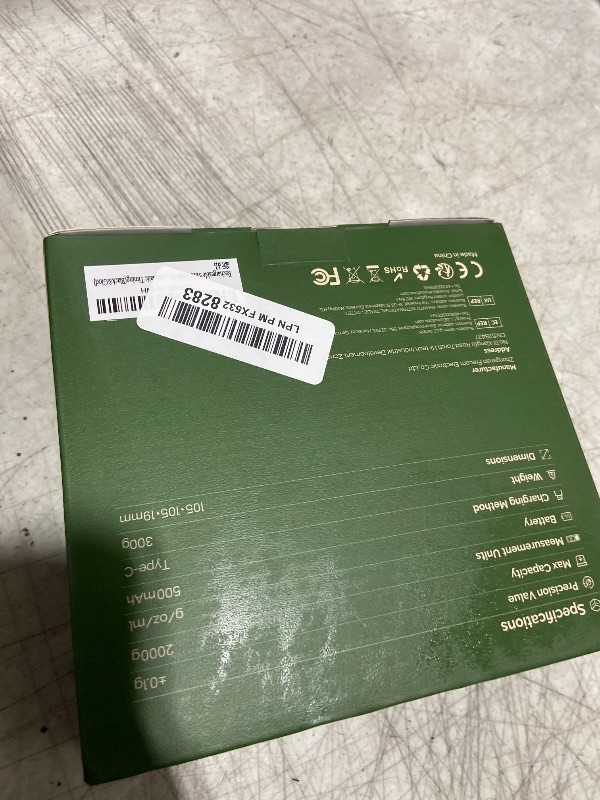 Photo 1 of Maestri House Mini Coffee Scale with Timer, USB-C Rechargeable Espresso Scale, 2kg/0.1g Accurate Scale for Espresso and Pour-Over Coffee, Portable Digital Kitchen Scale with Auto Timer (Black & Gold)