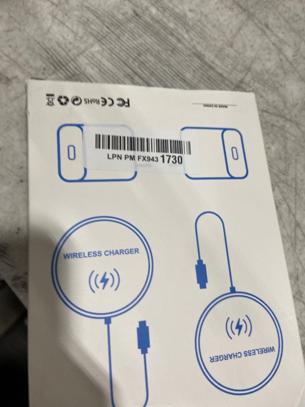 Photo 1 of [Apple MFi Certified] Apple MagSafe Charger 15W Magnetic Wireless Charger iPhone Wireless Charging Pad 6ft Magnetic Charger for iPhone 17 16 15 14 13 12 11 Pro Max Plus/AirPods 2 3 4 Pro 2 3 [2 Pack]