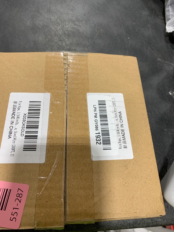 Photo 1 of 1/16 Wire Rope, 200FT 304 Stainless Steel Cable with 100Pcs Crimp Sleeves, Aircraft Grade, 7x7 Strand, 368lbs Breaking Strength, for Garden Trellis, Clothesline, Railing,Trellis