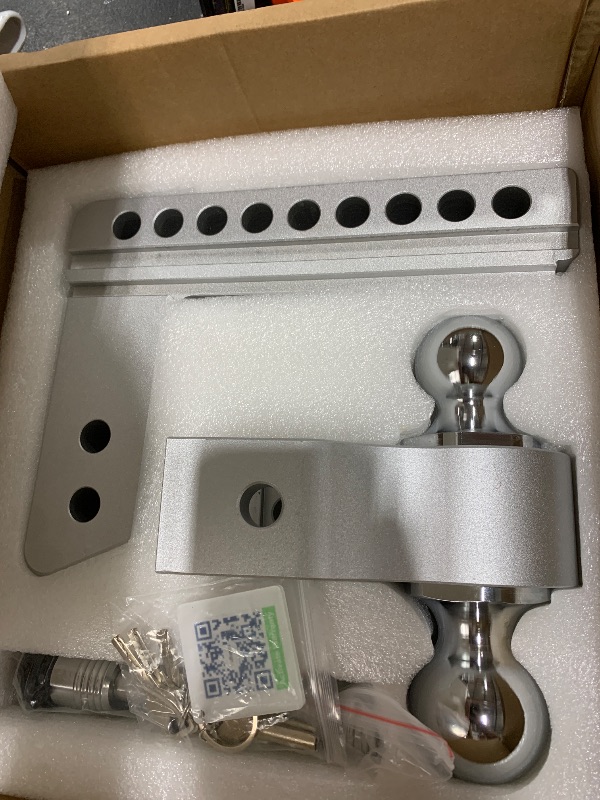 Photo 1 of Drop Hitch for 2.5 Inch Receiver, Vullteeon 8 Inch Adjustable Trailer Hitch Ball Mount, 18,500 LBS GTW, (2" & 2-5/16") Chrome Plated Steels Balls, Aluminum Tow Hitches with Two Anti-Theft Pins Locks