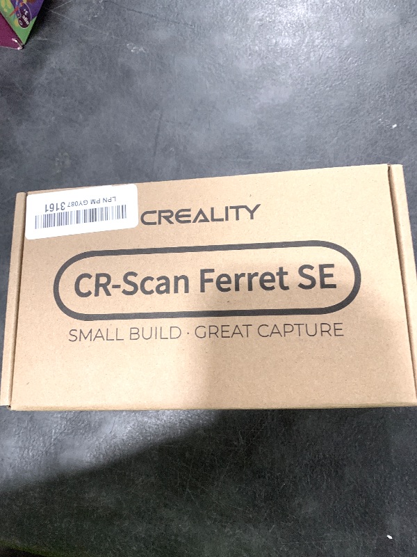 Photo 1 of Creality CR-Ferret SE 3D Scanner Desktop Fast 0.1 Mm High Accuracy Flexible Scanning Range Anti-Shake 24-Bit Full-Color Scanning for Black Metal Non-Reflective Objects Mac Windows