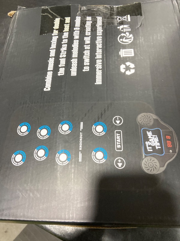 Photo 1 of ****************************USED, HAS FOUL ODOR************************
Upgraded Punching Bag for Adults with Interactive Boxing Music Mat, 69'' Boxing Bag with Scoring, Light, Music Pad, Boxing Gloves and Electric Air Pump, Kickboxing Bags for Beginners 